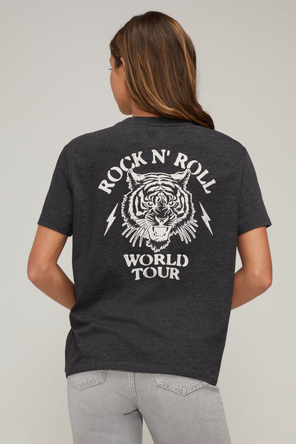 Rock N Roll Ryan Tee | Heather Black Beauty