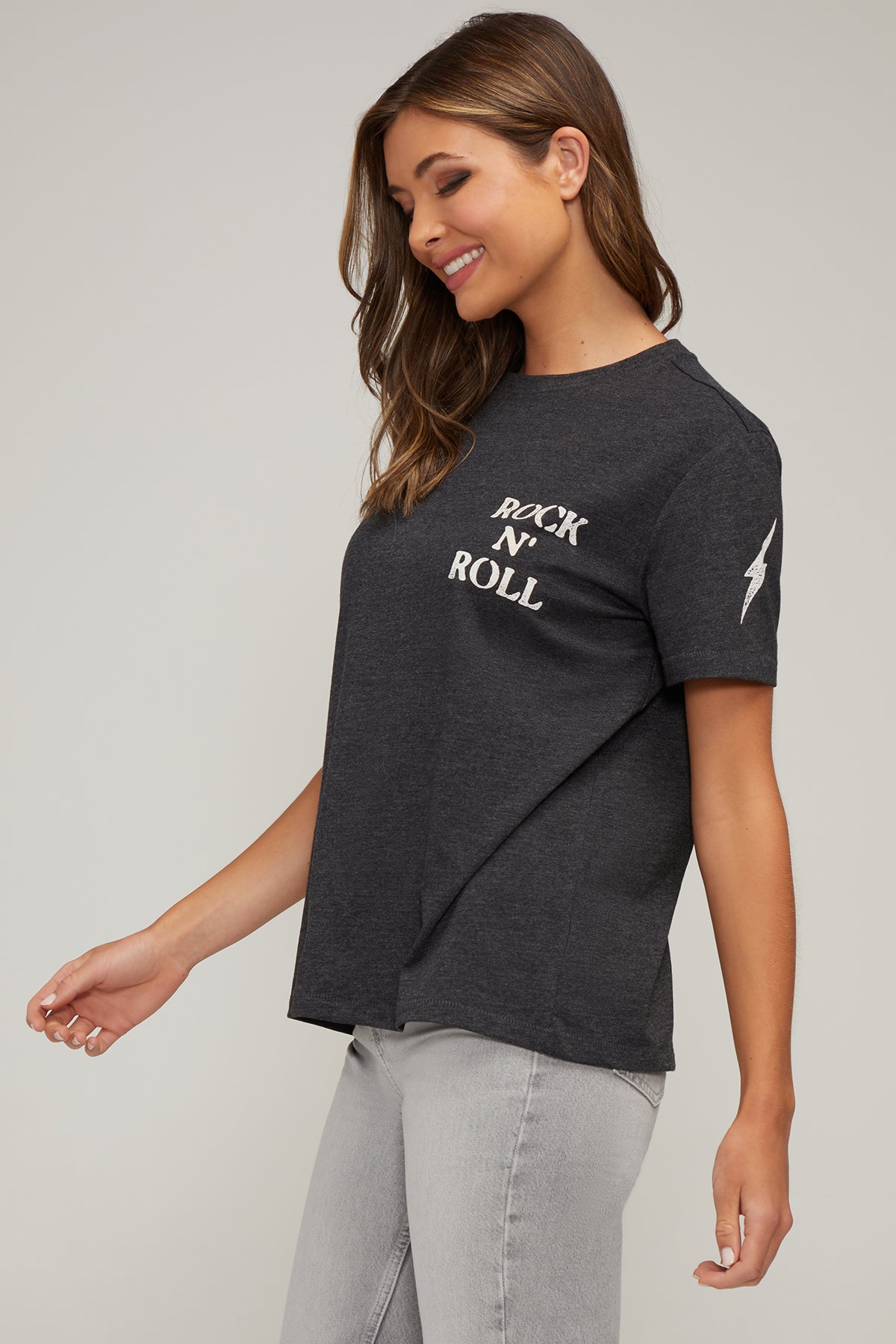 Rock N Roll Ryan Tee | Heather Black Beauty