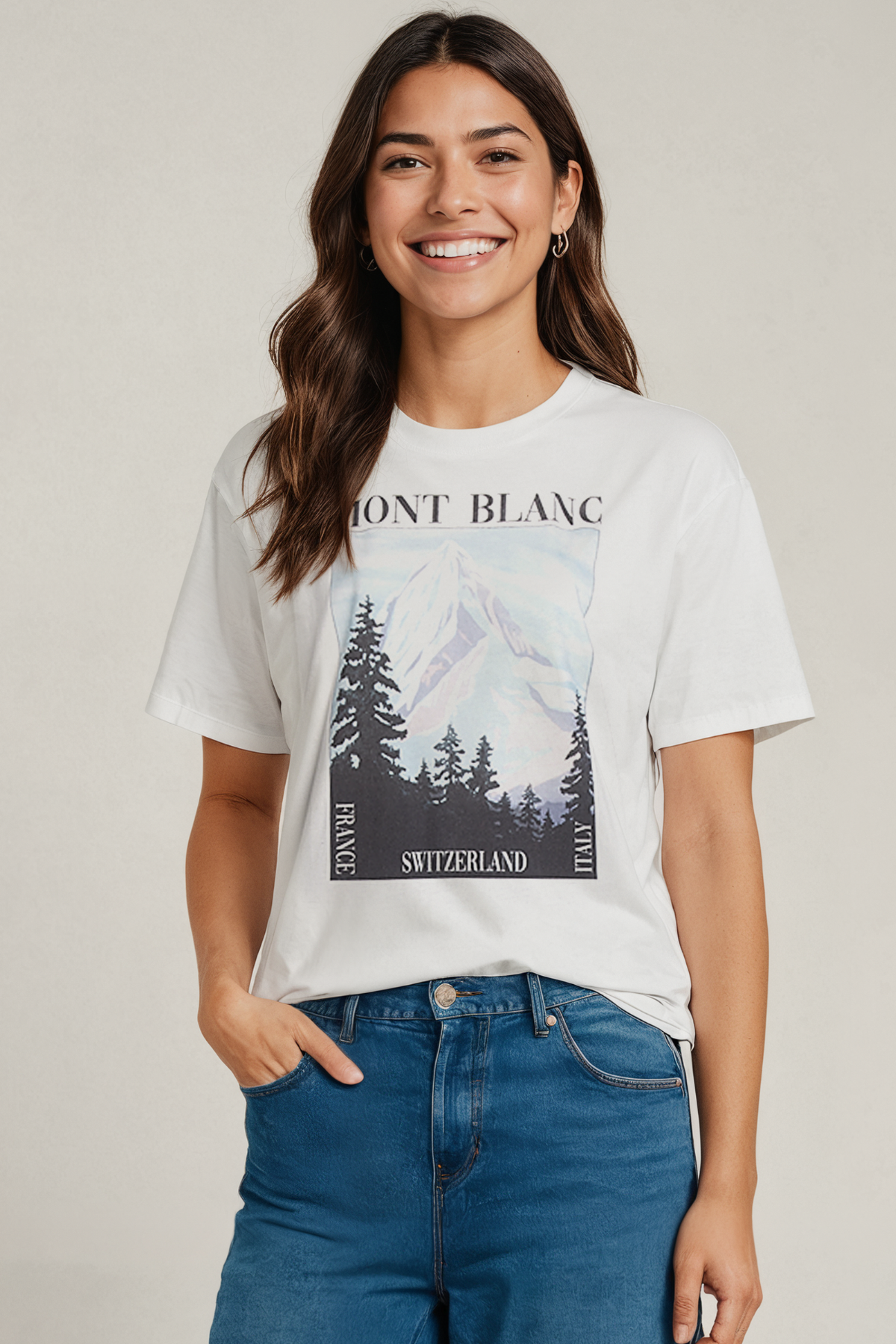 Mont Blanc Ryan Tee | Snow White