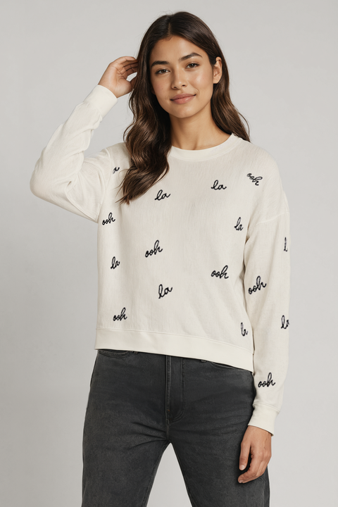 Ohh La La Bailey Sweater | Snow White – Wildfox Couture