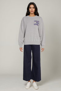 Lounge Ladies Cody Sweatshirt | Heather Grey