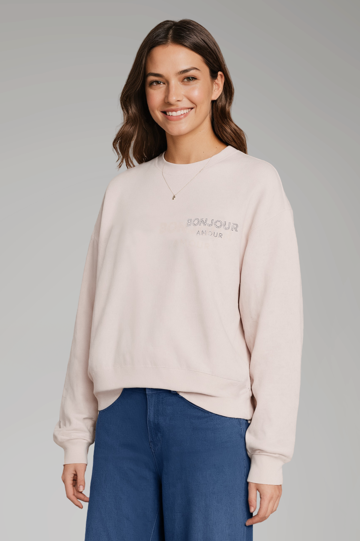 Bonjour Cody Sweatshirt | Mauve Chalk