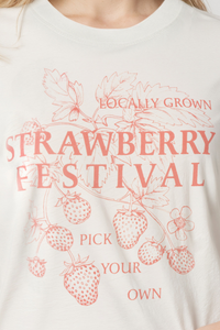 Strawberry Festival Jamie Tee | Snow White
