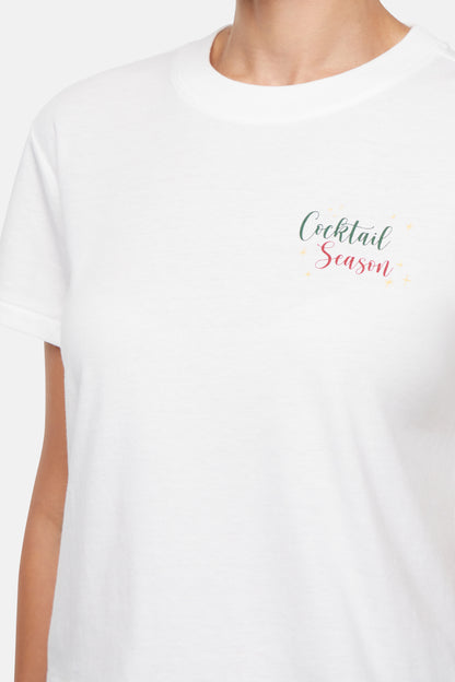 Cocktail Season Jamie Tee | Snow White