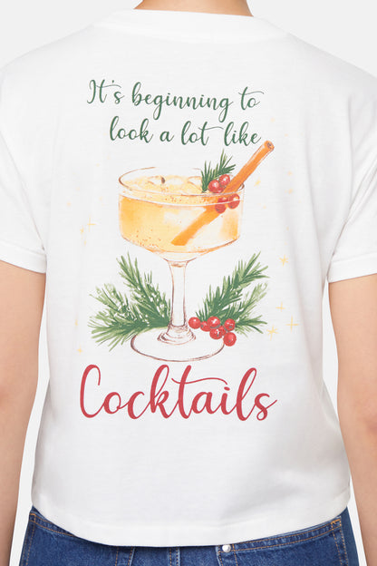 Cocktail Season Jamie Tee | Snow White