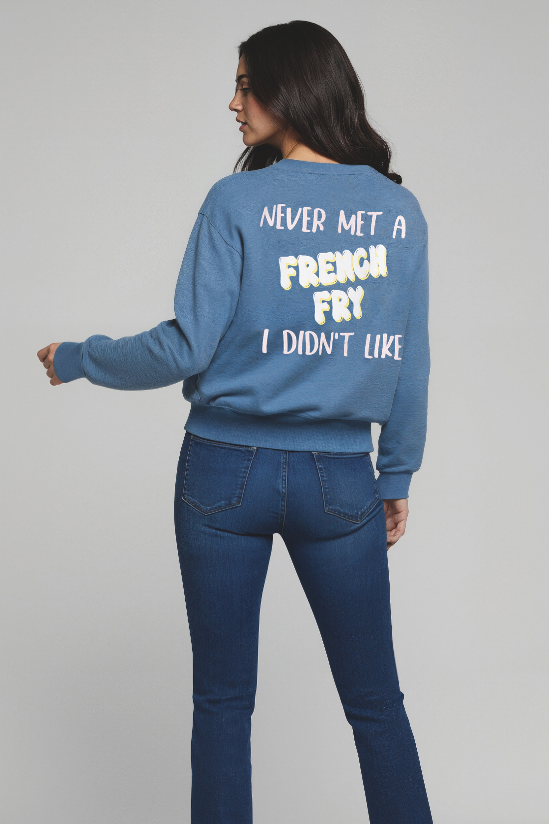 Fry Day Charlie Sweatshirt | Gibraltar Sea – Wildfox Couture Fry Day Charlie Sweatshirt | Gibraltar Sea – Wildfox Couture