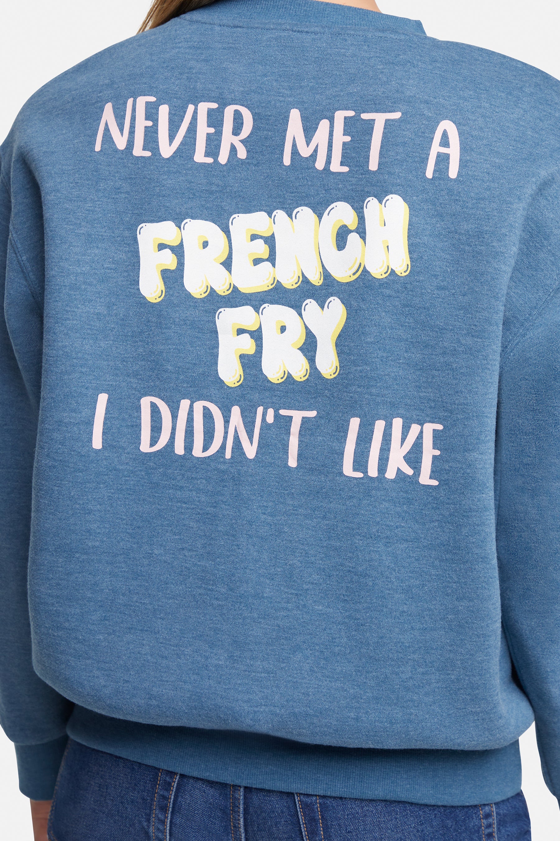 Fry Day Charlie Sweatshirt | Gibraltar Sea – Wildfox Couture