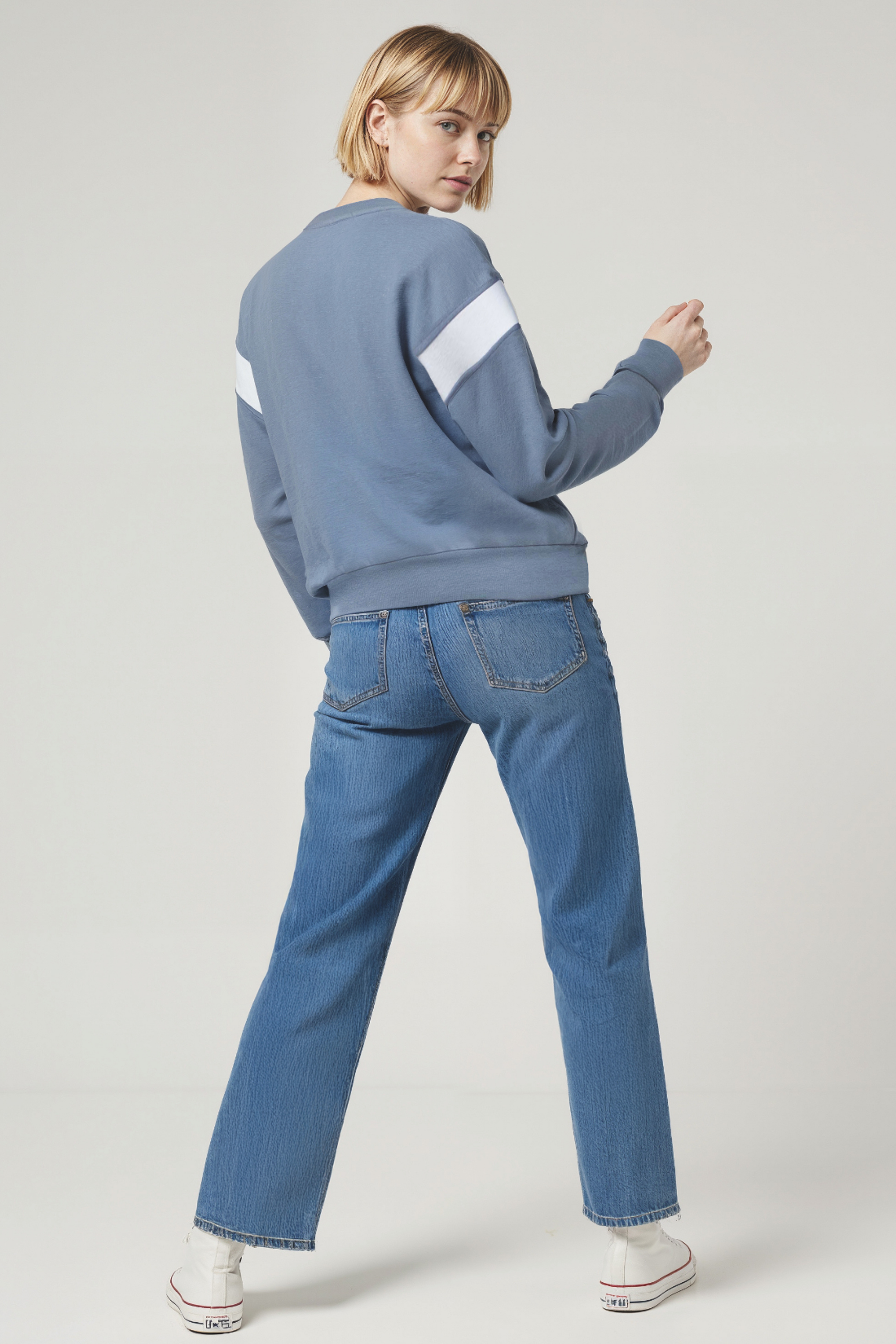 Lodge Bum Varsity Charlie Sweatshirt | Stormy Weather