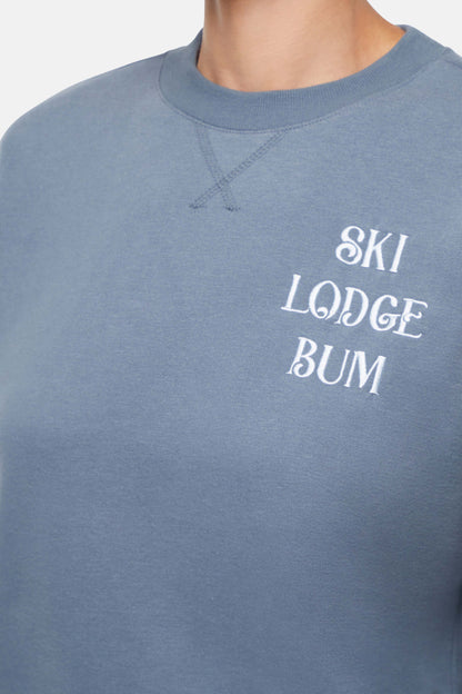 Lodge Bum Varsity Charlie Sweatshirt | Stormy Weather