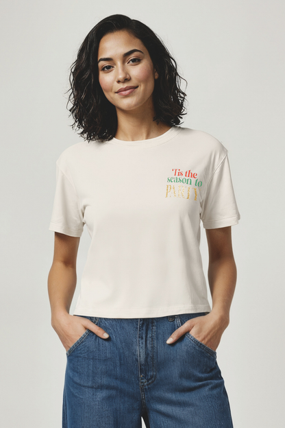 Tis the Season Jamie Tee | Eggnog