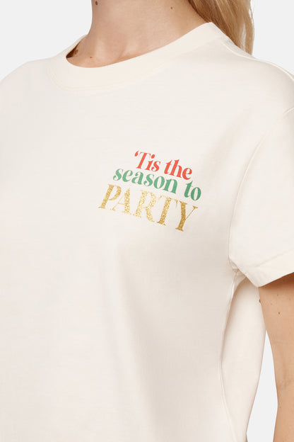 Tis the Season Jamie Tee | Eggnog