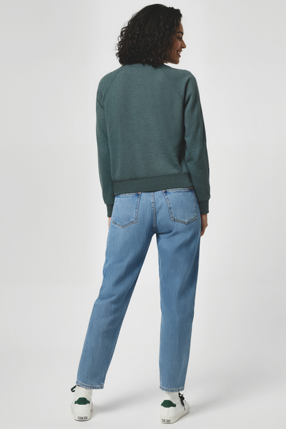 Fabulous Keely Raglan Sweatshirt | Heather Pine Grove