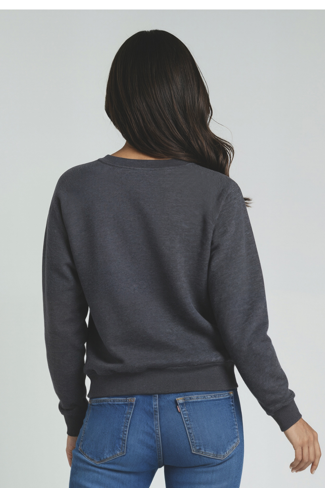 Champagne &amp; Candy Keely Raglan Sweatshirt | Heather Black Beauty
