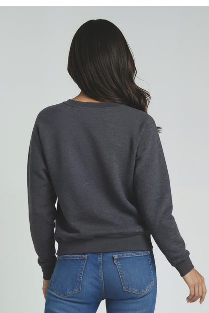 Champagne &amp; Candy Keely Raglan Sweatshirt | Heather Black Beauty