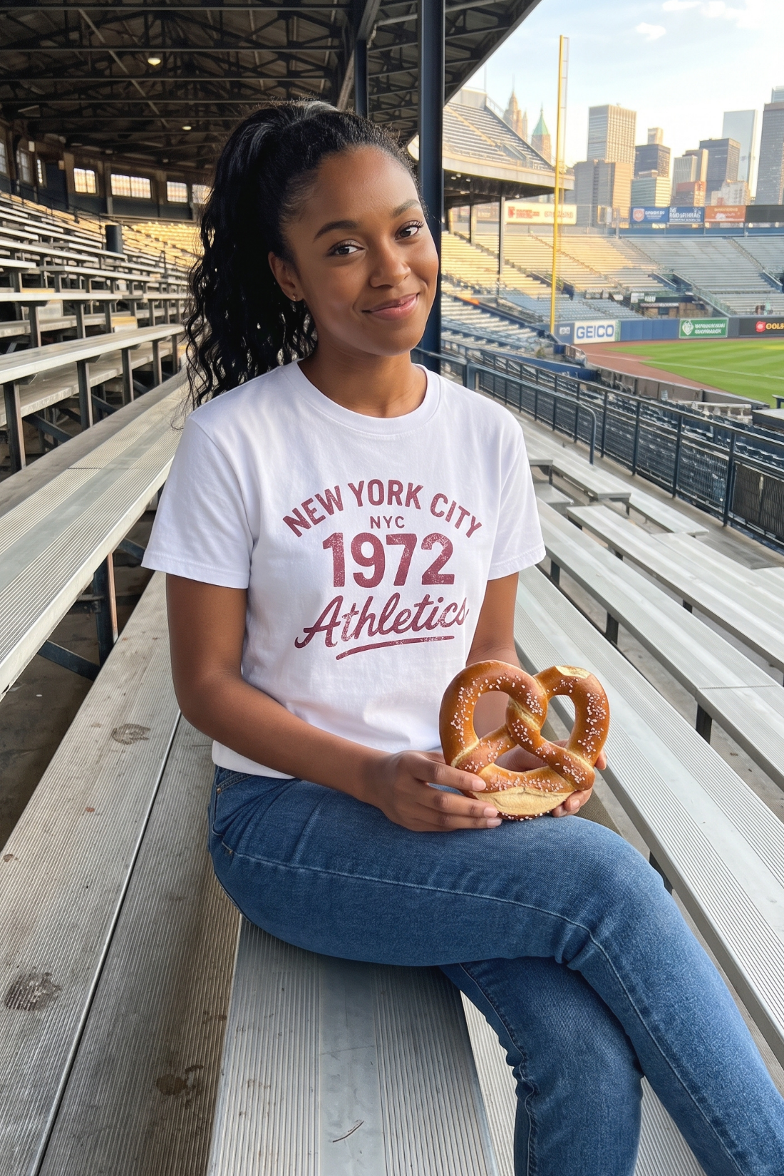 NYC Athletics Jamie Tee | Snow White