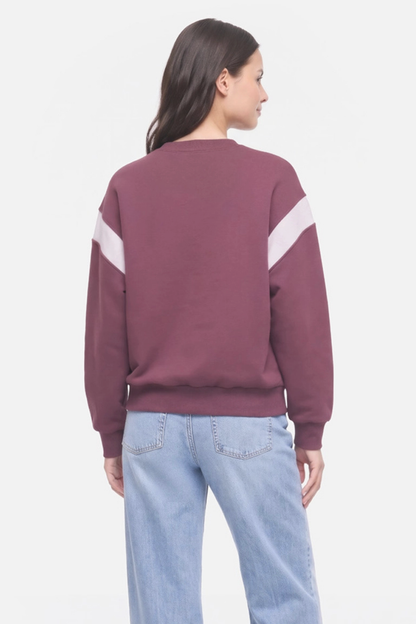Wellness Club Varsity Charlie Sweatshirt | Vineyard Wine
