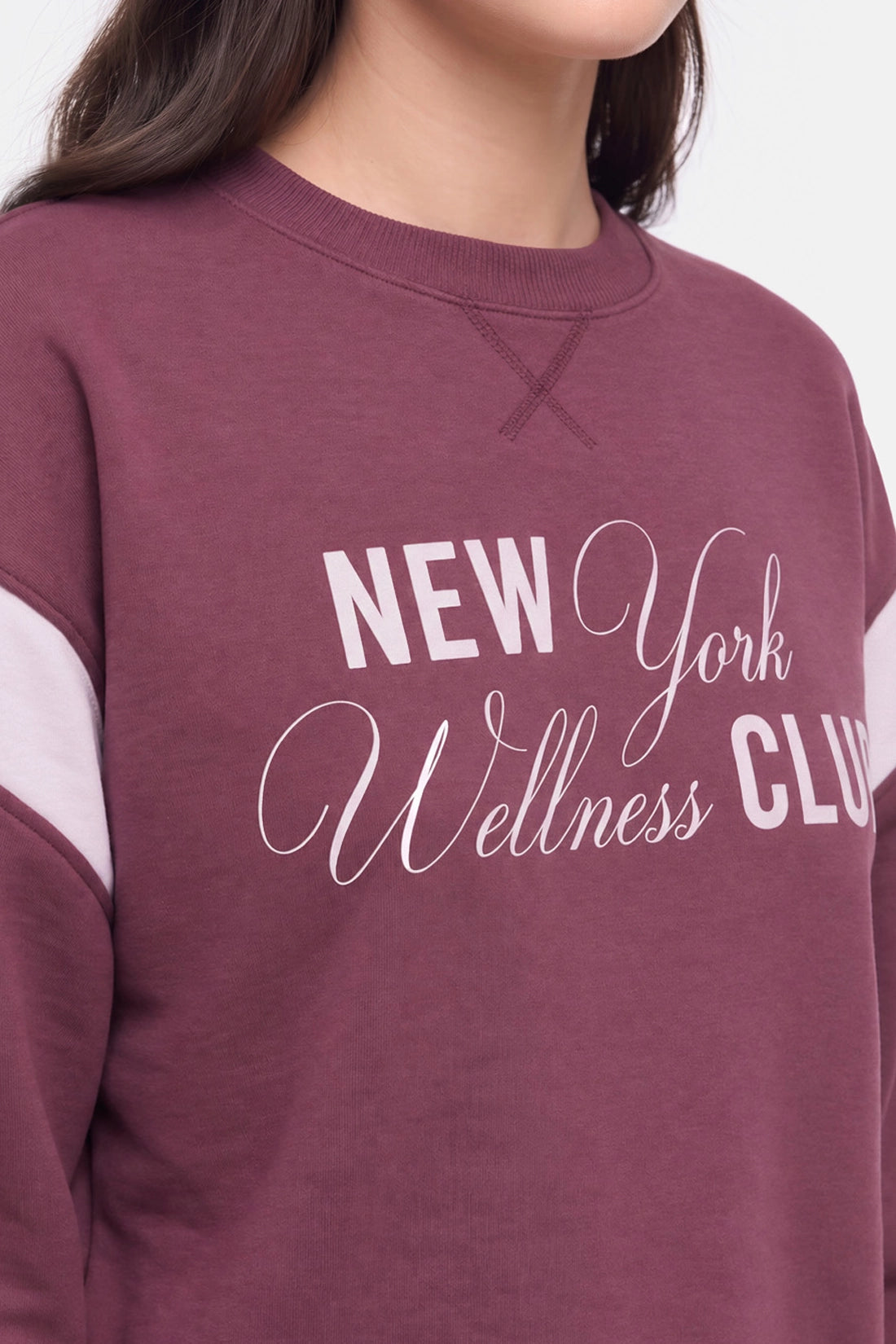 Wellness Club Varsity Charlie Sweatshirt | Vineyard Wine