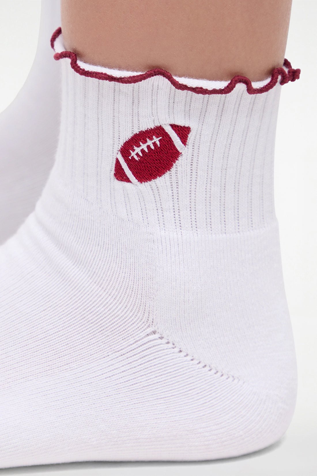 Nina 2-Pack Ankle Socks | White/Zinfandel
