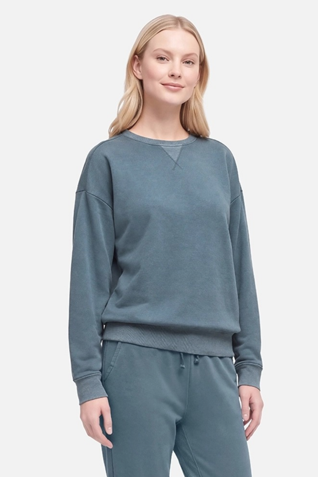 Jade Crew Sweatshirt - Deep Teal