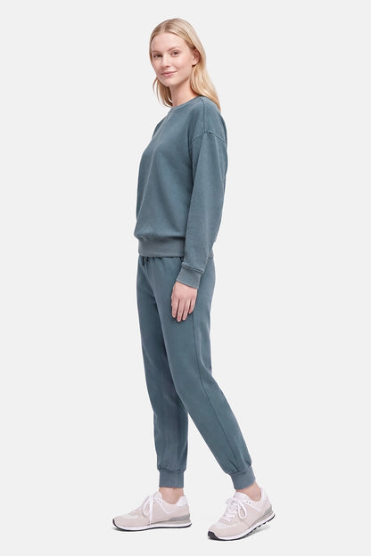 Jade Crew Sweatshirt - Deep Teal