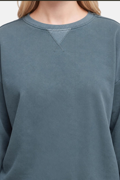 Jade Crew Sweatshirt - Deep Teal