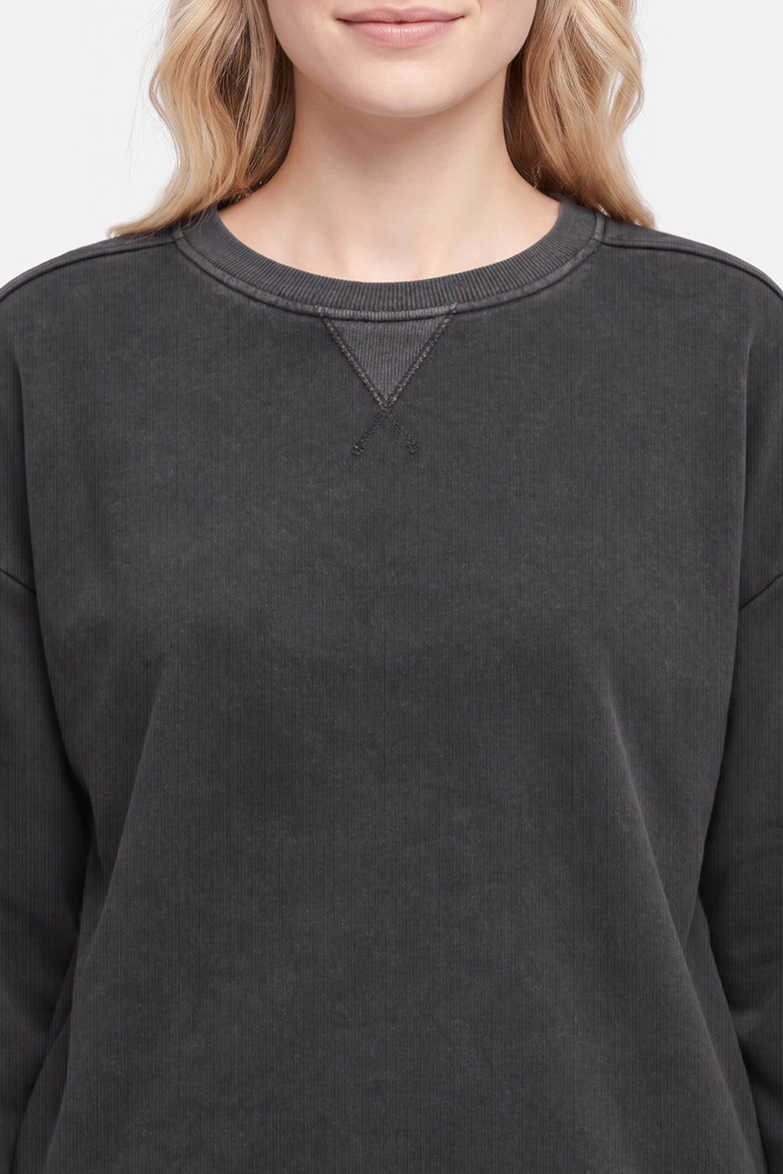 Jade Crew Sweatshirt - Pirate Black
