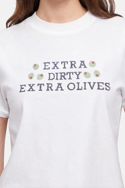 Extra Dirty Olives Jamie Tee | Snow White