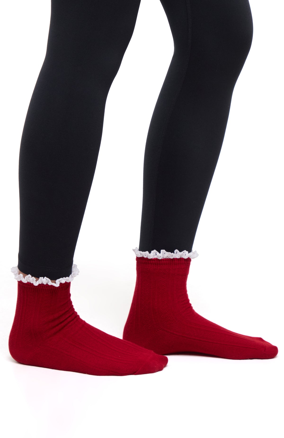Rina 2-Pack Ankle Socks | Scooter/White