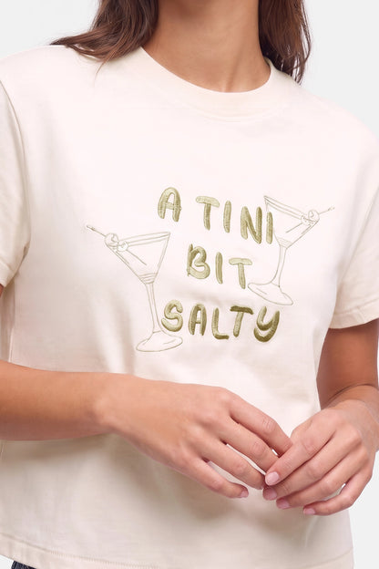 Tini Bit Salty Jamie Tee | Eggnog