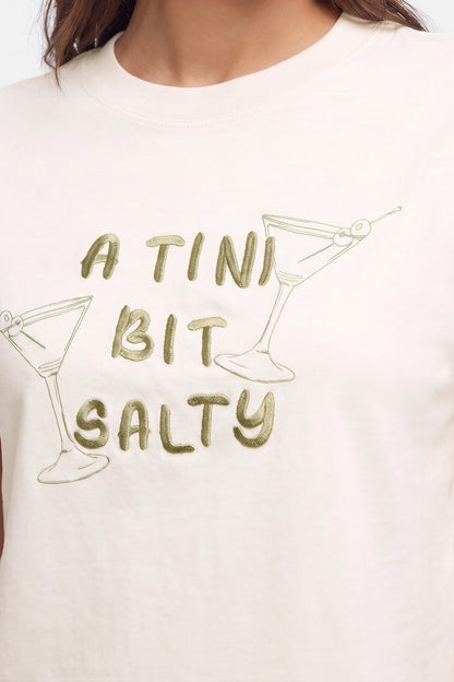 Tini Bit Salty Jamie Tee | Eggnog