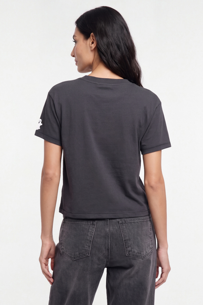 Hey Boo Jamie Tee | Pirate Black
