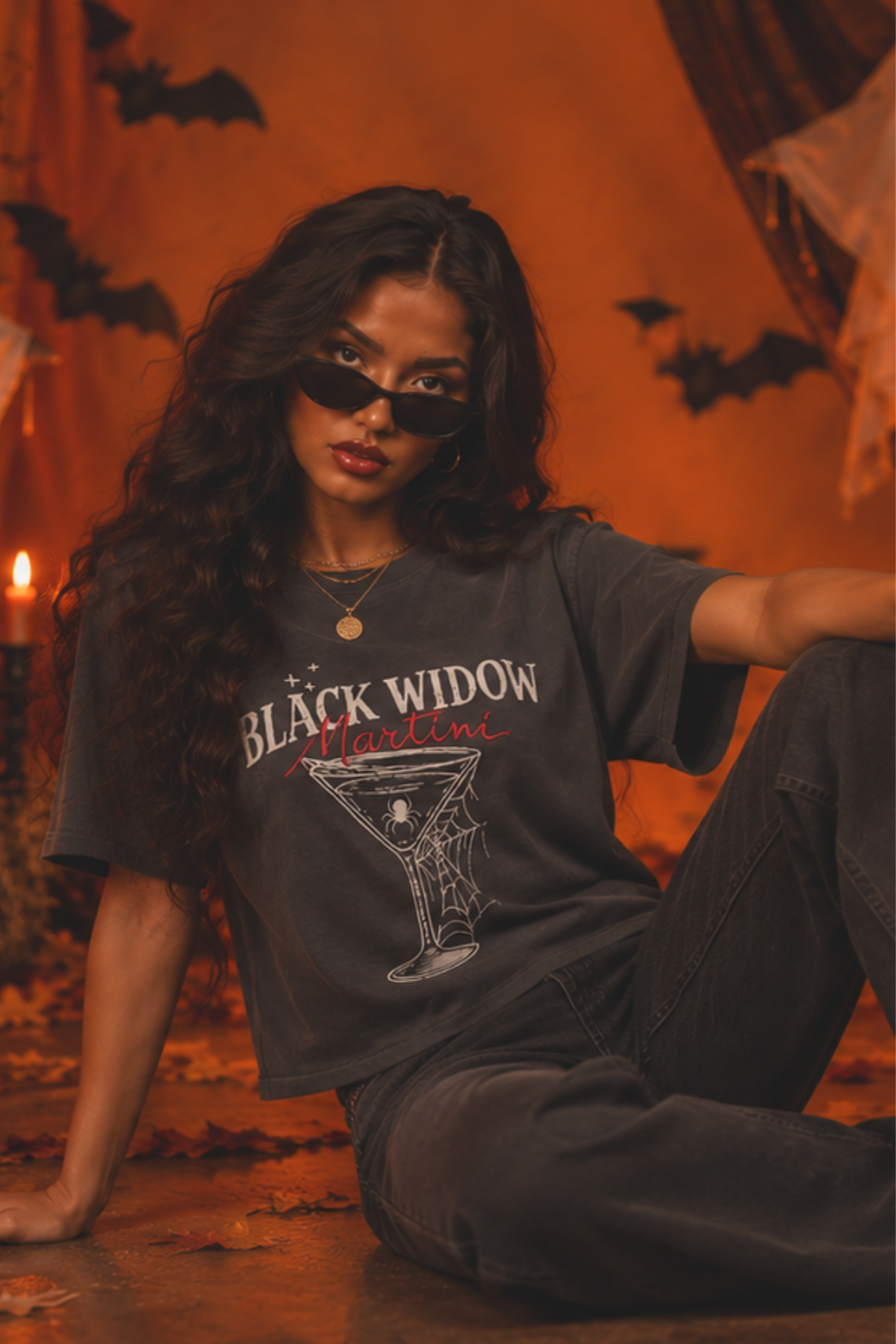 Black Widow Tini Jamie Tee | Pirate Black