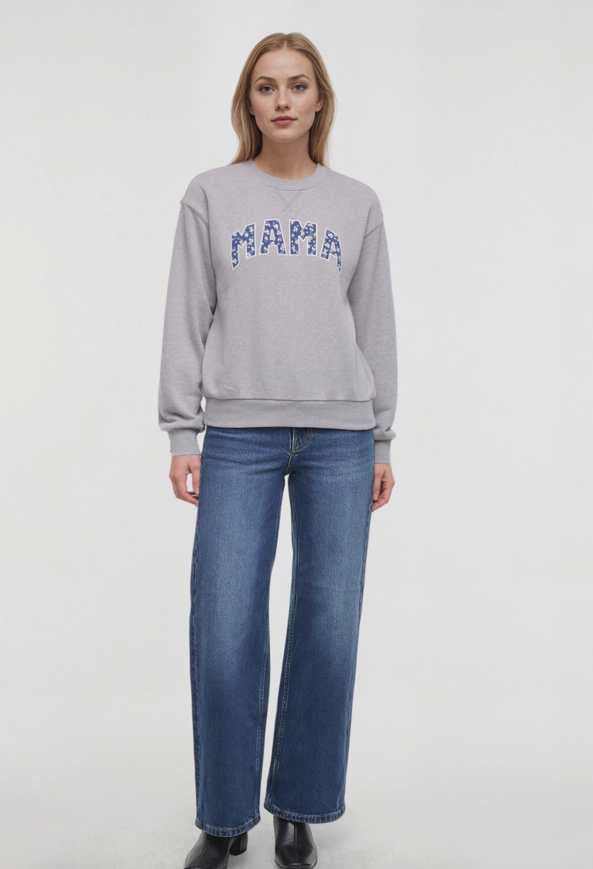 Mama Alex Sweatshirt | Heather Grey – Wildfox Couture