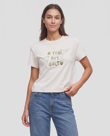 Tini Bit Salty Jamie Tee | Eggnog