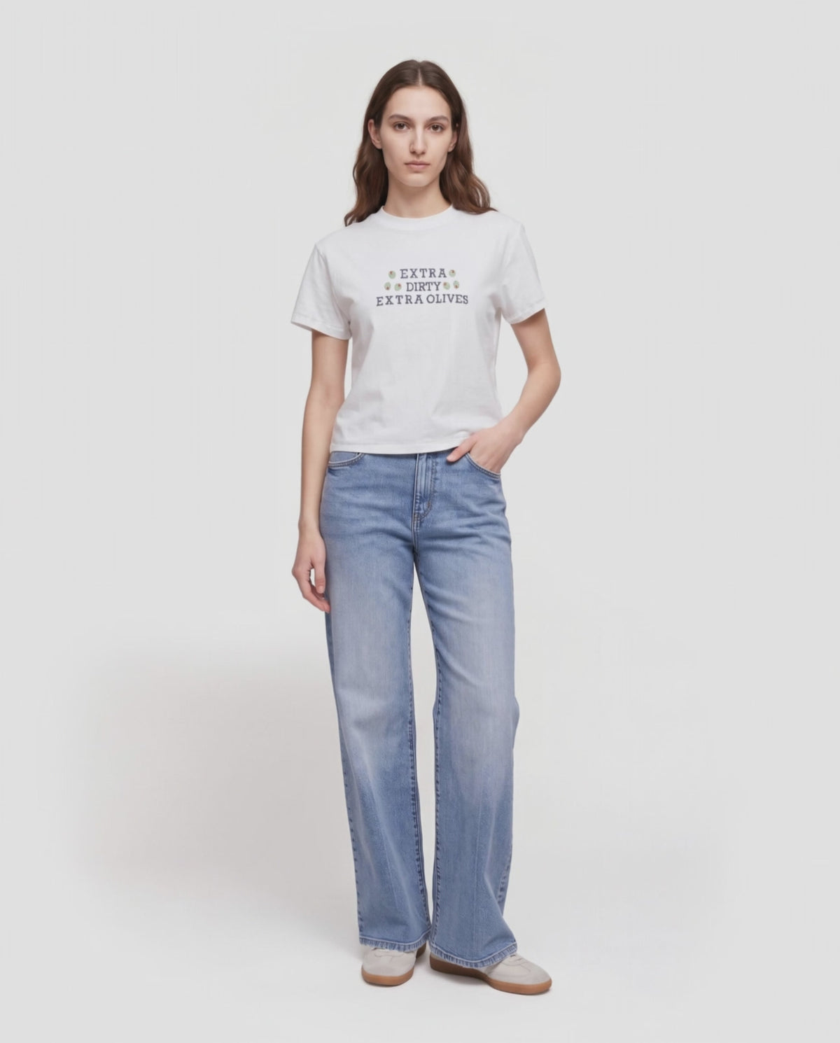Extra Dirty Olives Jamie Tee | Snow White