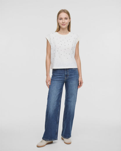 Rhinestone Nova Tee | Snow White