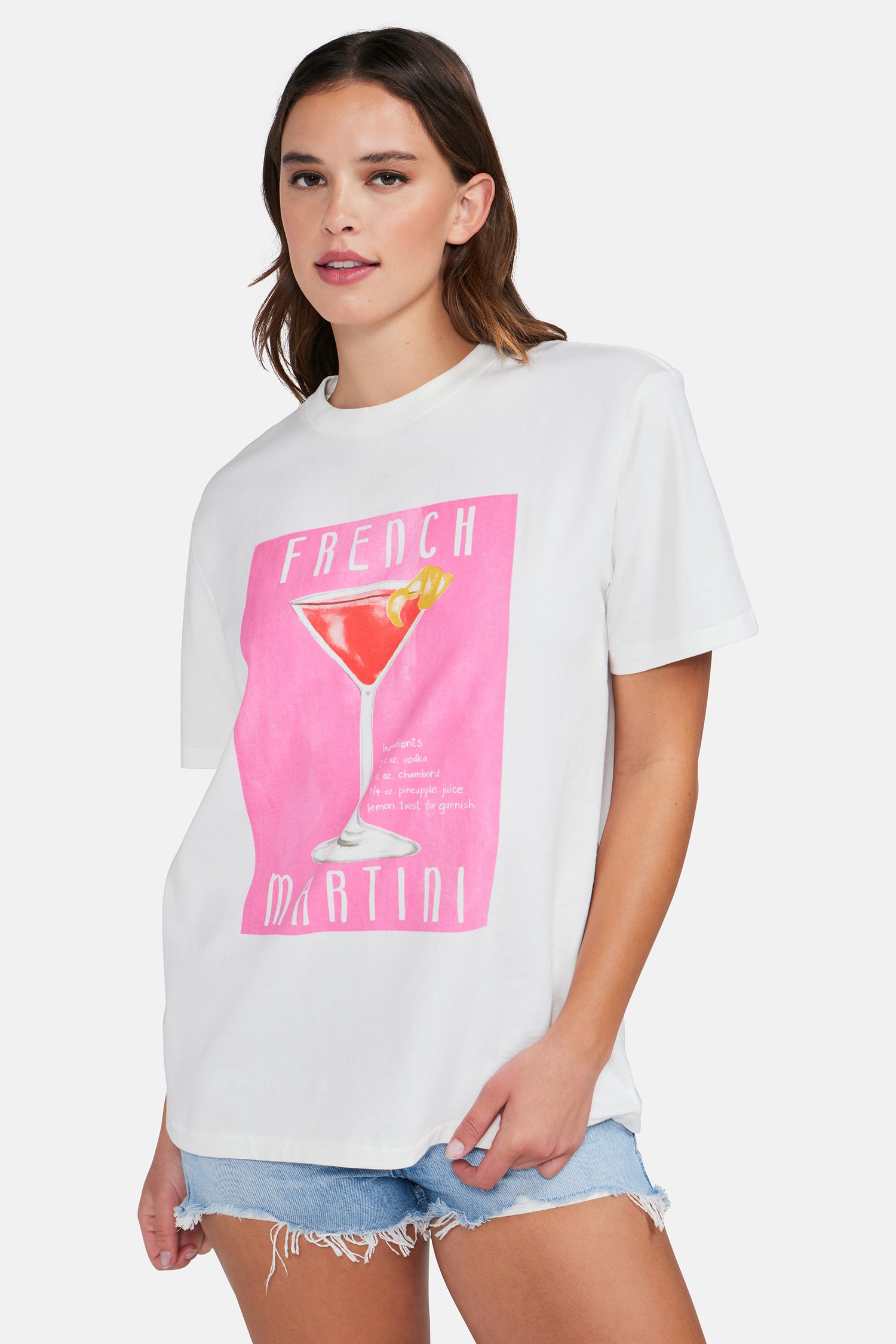 French Martini Ryan Boy Tee | Clean White