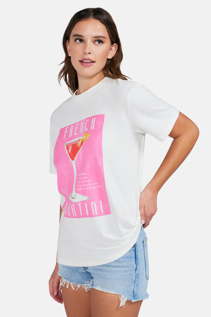 French Martini Ryan Boy Tee | Clean White