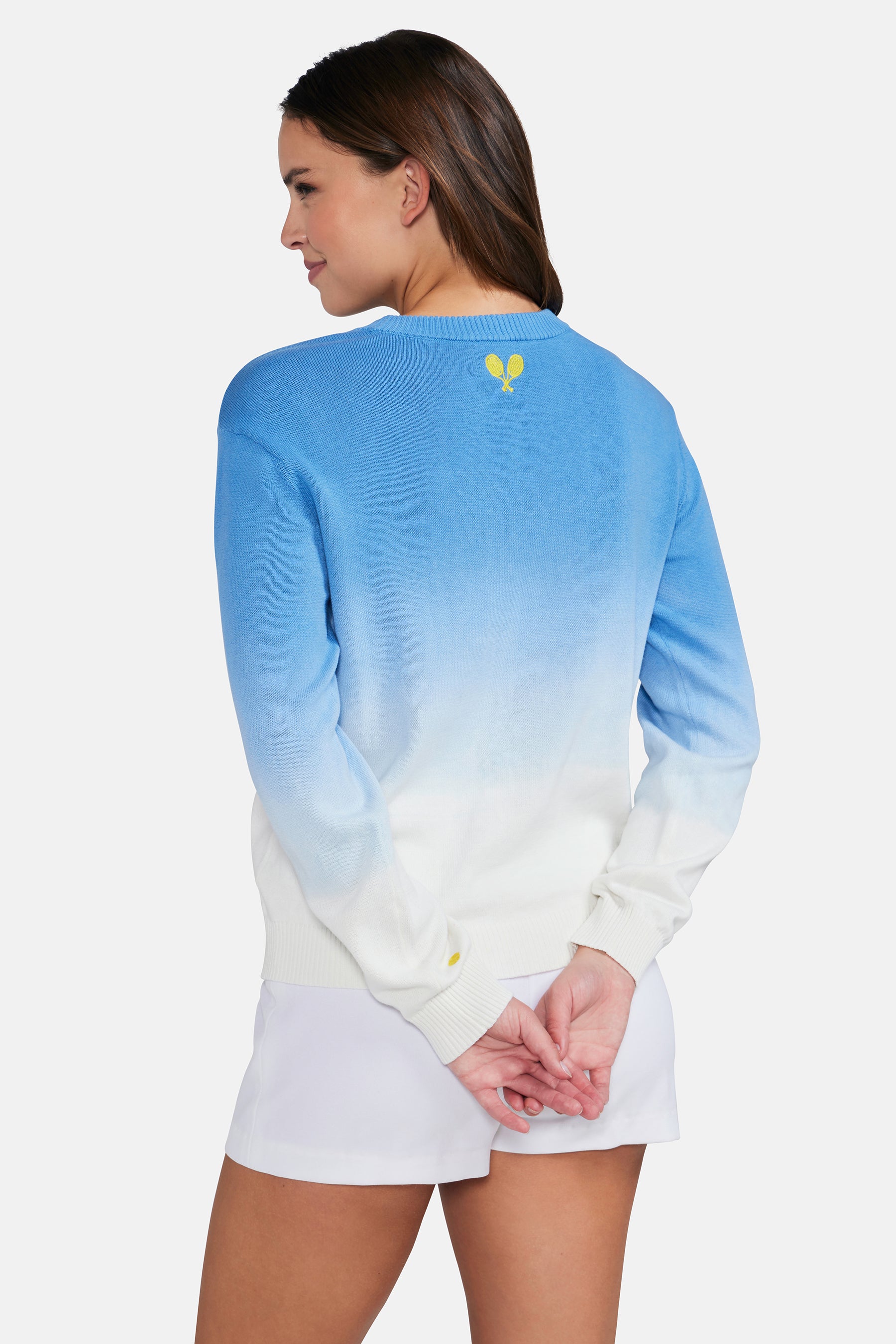 Tennis &amp; Tonic Barrett Sweater | Chambray Dip Dye