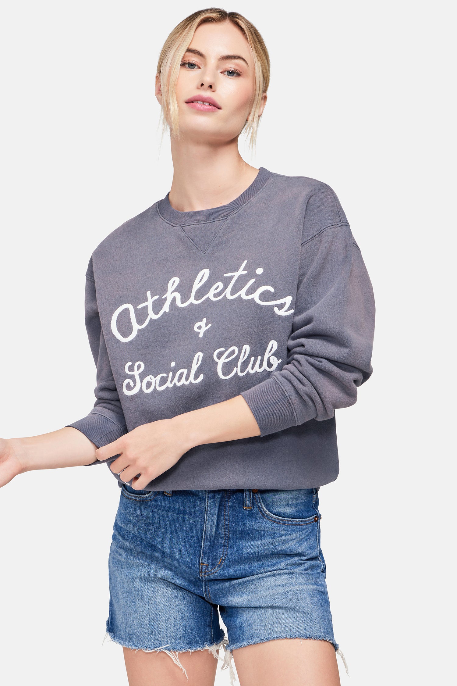 Athletics And Social Club Cody Sweatshirt | Faded Indigo