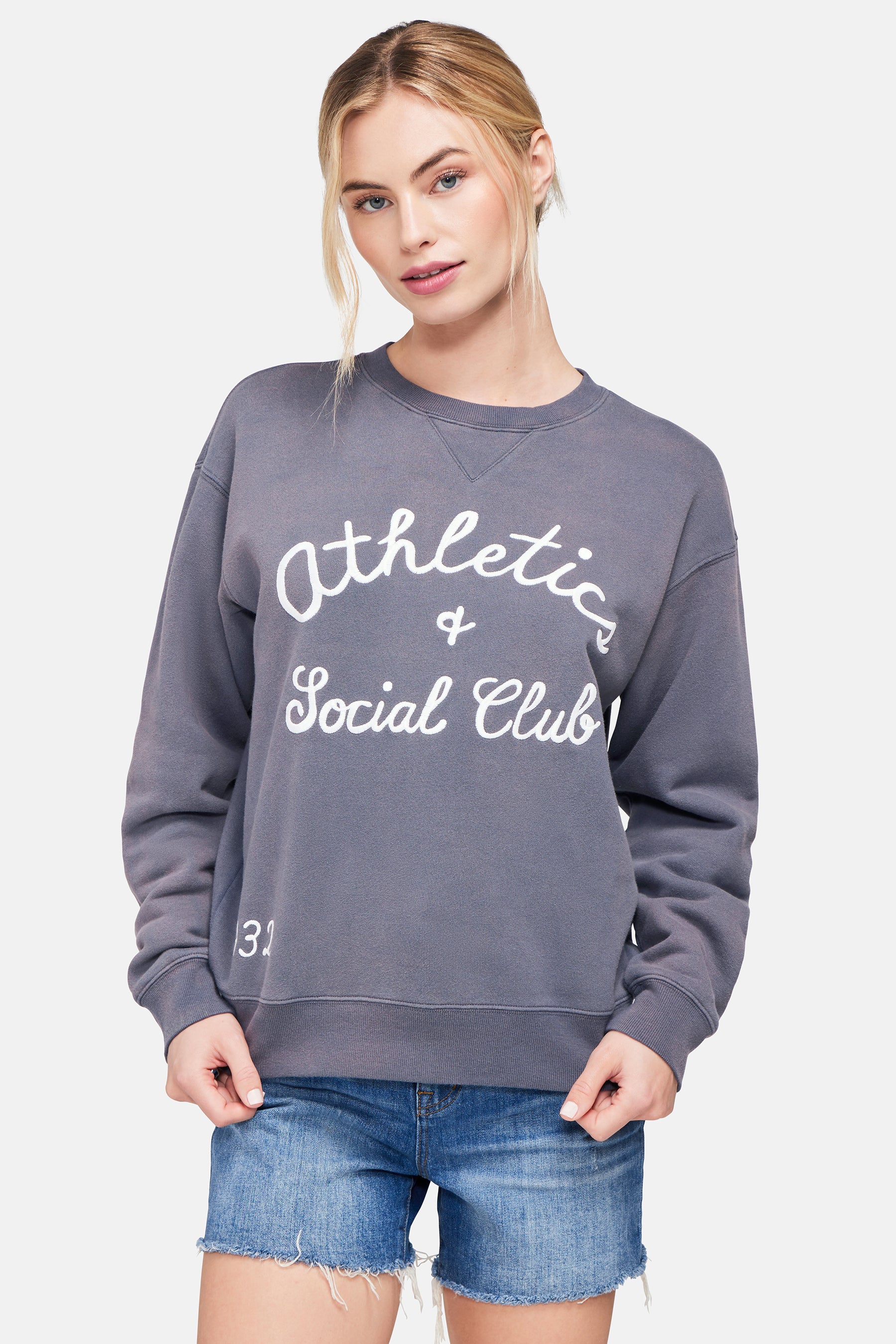 Athletics And Social Club Cody Sweatshirt | Faded Indigo
