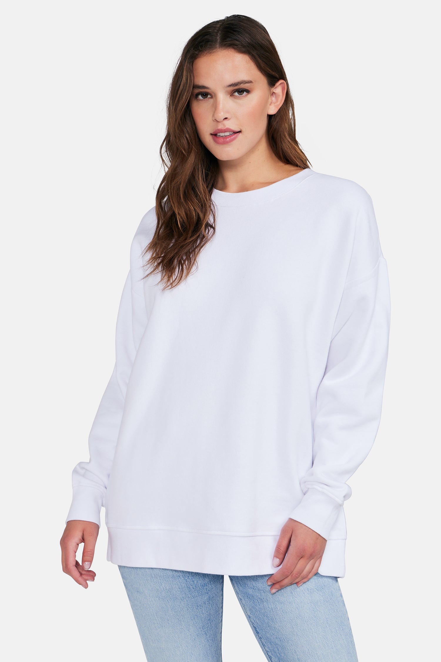 Roadtrip Sweatshirt | Clean White