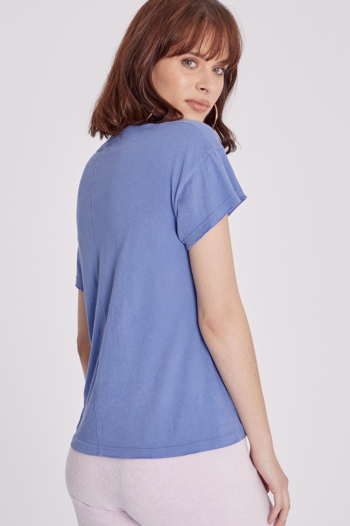 Chrissy V-Neck Tee | Dusk