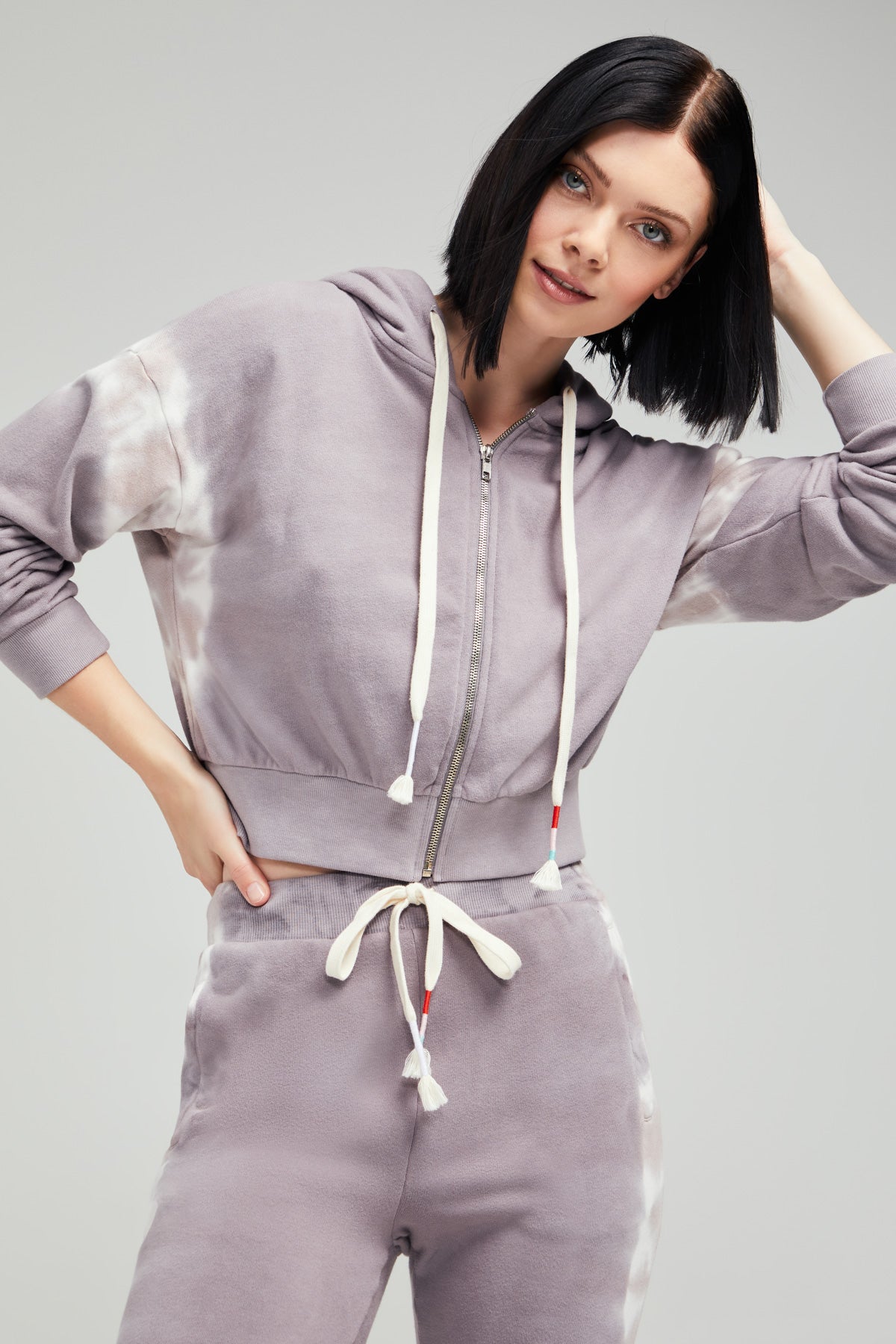 The Greys Party Crop Hoodie | The Greys Wash