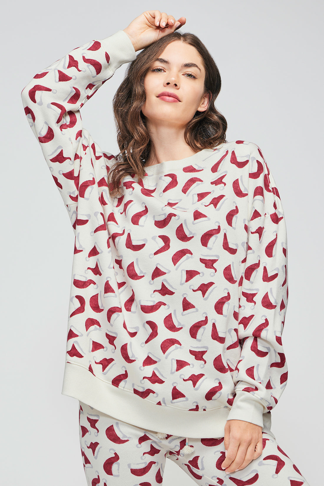 Santa Baby Roadtrip Sweatshirt | Santa Baby Print