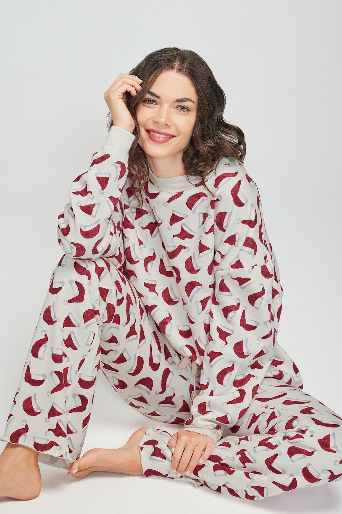 Santa Baby Roadtrip Sweatshirt | Santa Baby Print
