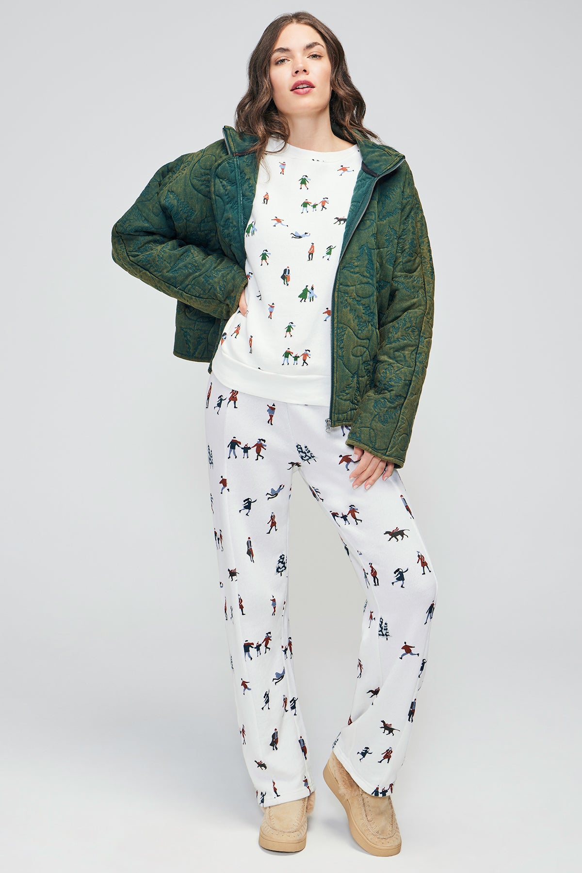 Winter Wonderland Kara Pant | Winter Wonderland Print