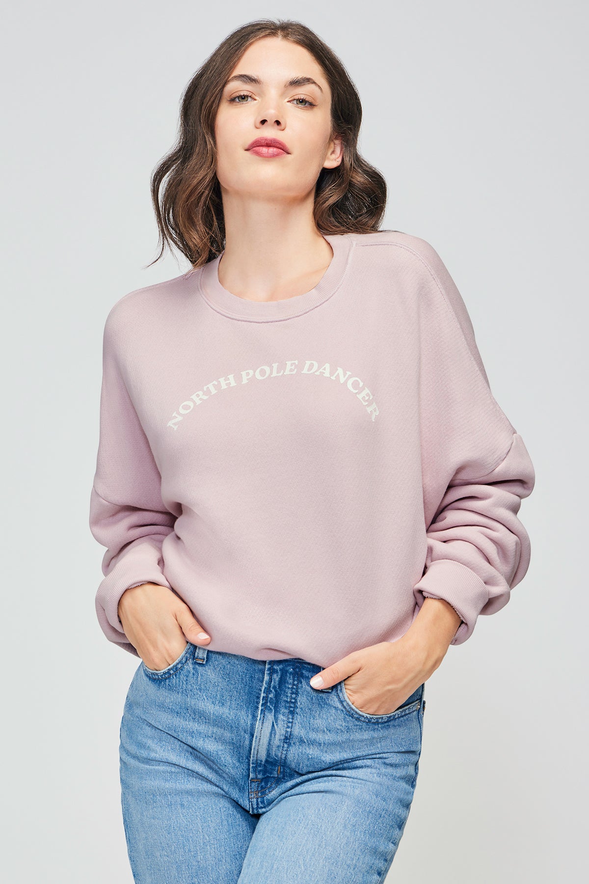 North Pole Dancer Fifi Sweatshirt | Pigment Burnished Lilac