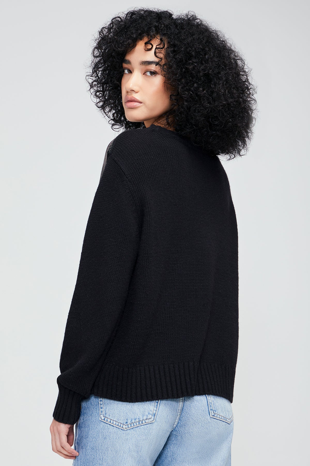 Charleston Sympatico Sweater | Jet Black