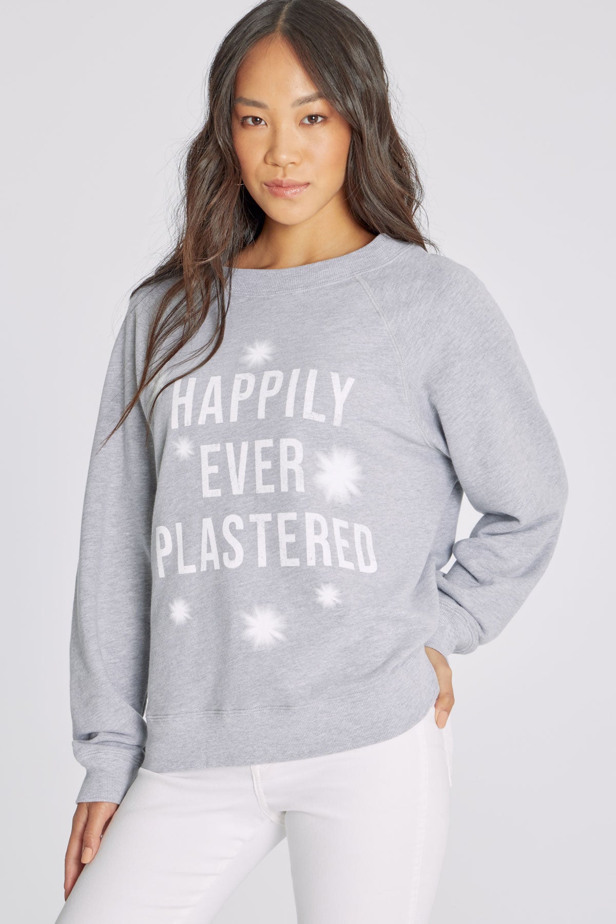 Happily Ever Plastered Sommers Sweatshirt | Heather